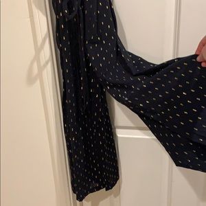 Black and a Gold jumpsuit